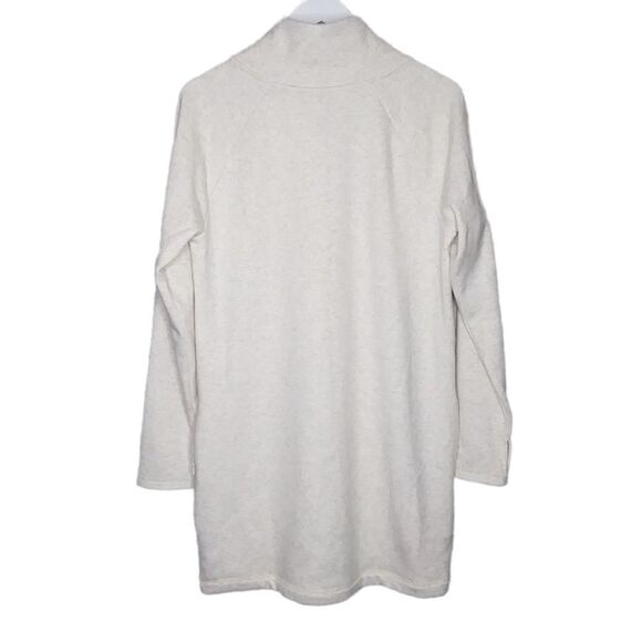 Athleta Cozy Karma Asym Pullover Sweatshirt Dress Cream XXS - Picture 6 of 9